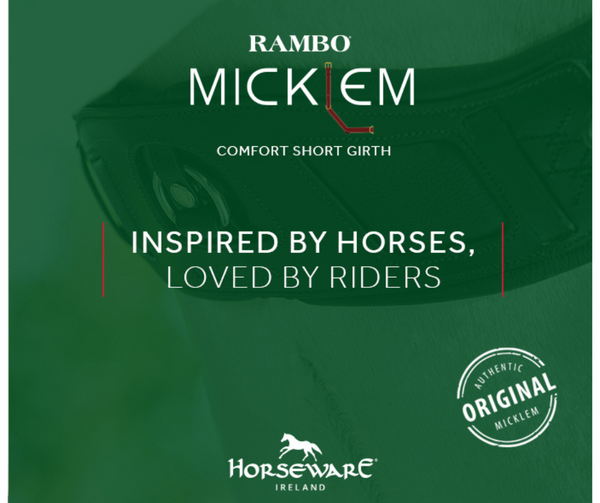 Rambo Micklem Contoured Short Leather Girth